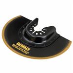 DT20711 LAMA  SEMICIRCOLARE SEGMENTATA  TITANIO LEGNO