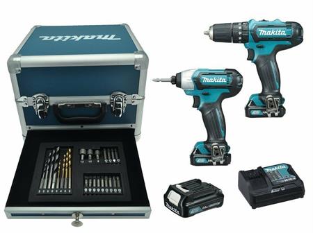 KIT MAKITA 10,8V HP331+TD110+3X2AH+ ACCESSORI