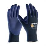 GUANTO ATG MAXIFLEX  ELITE  DORSO AERATO 34-274 NERO-VIOLA