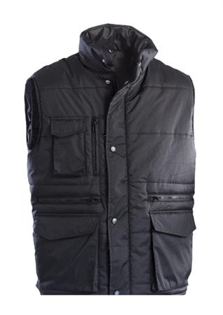 ***GILET P&P TYRE IMBOTTITO RIP-STOP COLORE NERO XXX