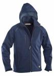 ***GIACCA SOFT SHELL P&P MONTREAL C/CAPPUCCIO COLORE BLU