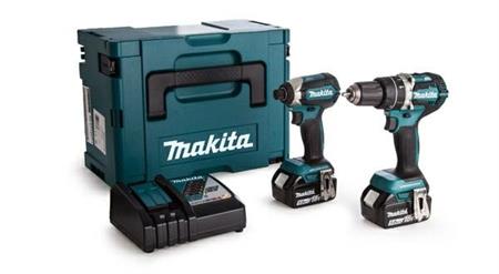 KIT MAKITA DLX2180TJ1 DHP484+DTD153+DC18RC+BL1805BX3