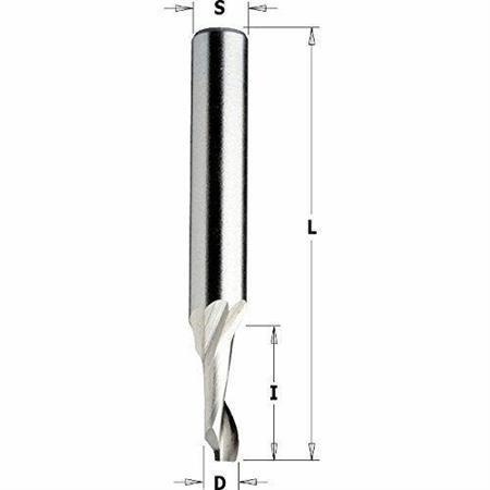 ***FRESA CMT MONOTAGLIO PER PLASTICA/ALLUM. D.5X20X100 DX Z1