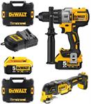KIT DEWALT 18V BRUSHLESS DCD996+DCS355 2 BATT.5AH