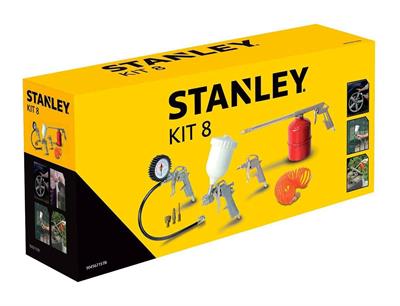 KIT 8 PZ STANLEY ACCESSORI PER    COMPRESSORE