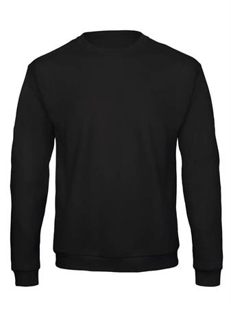 FELPA GIROCOLLO B&C COLORE NERO   BCWUI23 BL002