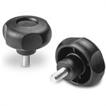 VOLANTINO MASCHIO D.25 M. 6 X 10  NERO 4 LOBI