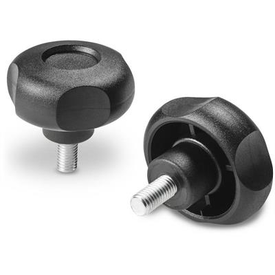 VOLANTINO MASCHIO D.25 M. 6 X 10  NERO 4 LOBI