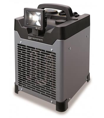 ***TERMOVENTILATORE KEMPER PORTATILE 3 LIVELLI 3000W + LED