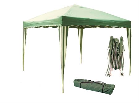 GAZEBO RICHIUDIBILE IN ALLUMINIO  MT.3X3 VERDE