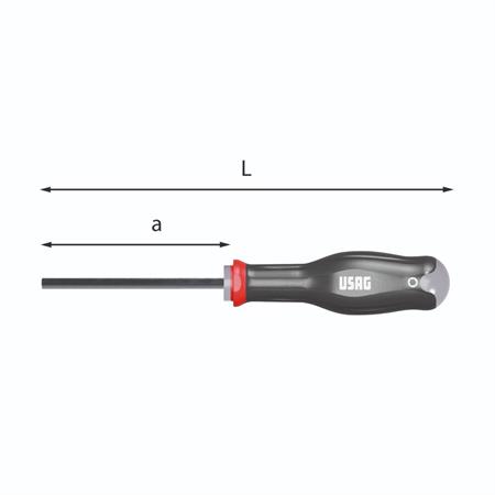 USAG  280  D_1.5   CHIAVE MASCHIO ESAGONALE IMPUGNATURA   (E)