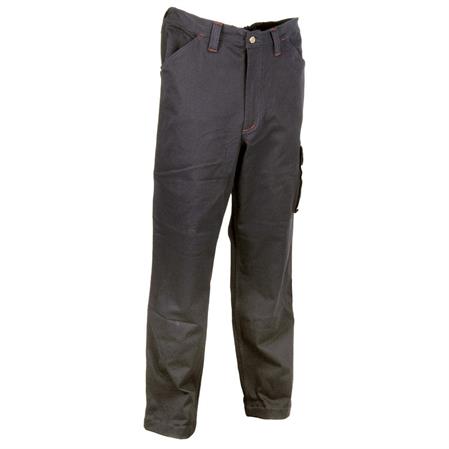 PANTALONE COFRA NEWCASTLE 97% COT.350 GR/M2 ANTRACITE