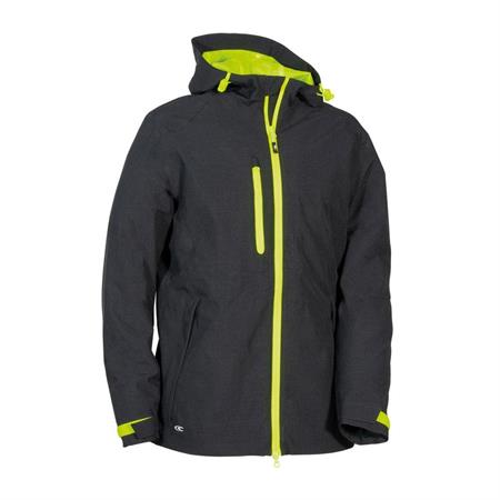 ***GIACCA COFRA BRYRUP WINTER LIGHT  NERO/GIALLO FLUO