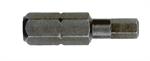 INSERTO ESAGONALE MM. 6 L. 25 ATTACCO 1/4
