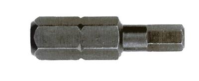 INSERTO ESAGONALE MM. 6 L. 25 ATTACCO 1/4