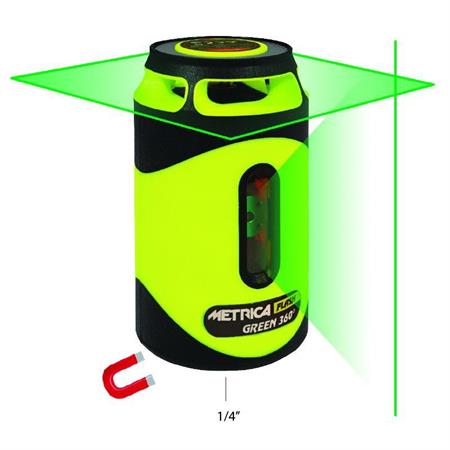 AUTOLIVELLA LASER VERDE METRICA 360 GRADI