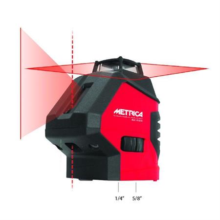 AUTOLIVELLA LASER ROSSO METRICA H360 + 1V + 2D