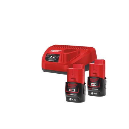 M12NRG-202 NRG ENERGY KIT 2 BATT. 2AH 12V + 1 CARICABATTERIA