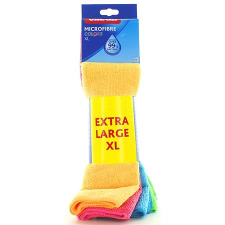 VILEDA COLORS 4 PANNI MICROFIBRA  XL