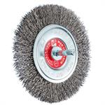 SPAZZOLA CIRCOLARE ACCIAIO GG82   D.80 6X25 ART.0873