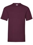 T-SHIRTS COTONE FRUIT VALUEWEIGHT BORDEAUX