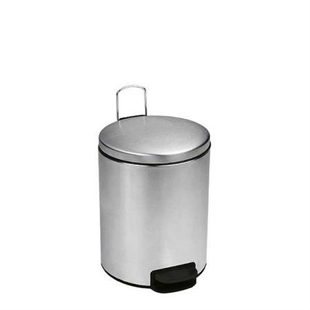 PATTUMIERA A PEDALE BIN PLUS LT.5 INOX SATINATO