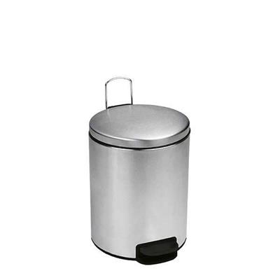 PATTUMIERA A PEDALE BIN PLUS LT.5 INOX SATINATO