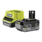 RC18120-140X KIT BATTERIA RYOBI 18V 4.0AH 1PZ. + CARICATORE