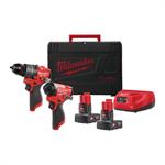 M12 FPP2A2-602X KIT 12V M12FPD2+M12FID2 2X6AH +1 CAR VALIGIA