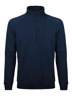 FELPA MEZZA ZIP CAMAC BS330 NAVY