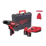 M12 BPDMC-202C AVVITATORE 12V MILWAUKEE 2X2AH +  GILET