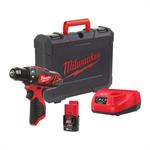 ***M12BDD-201C AVVITATORE 12V VALIGETTA + CARICABATT.+ 1X2AH