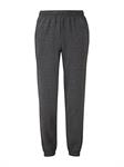 PANTALONE TUTA CON ELASTICO DUE TASCHE GRIGIO MELANGE SCURO