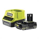 RC18120-120C KIT BATTERIA RYOBI 18V 2.0AH 1PZ. + CARICATORE