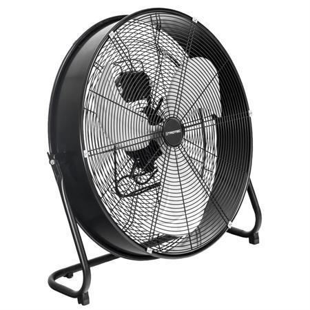 VENTILATORE DA PAVIMENTO INDUSTRIALE TVM 24 D 60 CM. 124 W NERO