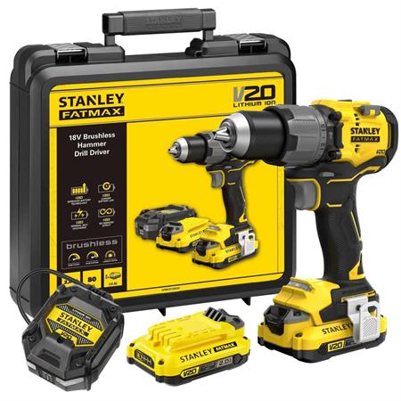 TRAPANO AVV.PERCUSSIONE FATMAX 20V 2X2AH 80Nm PRO-STACK
