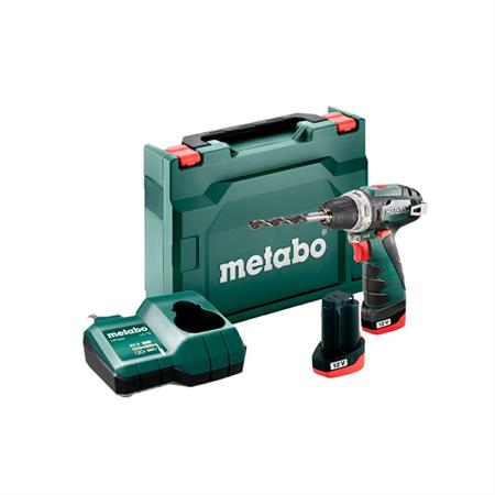AVVITATORE A BATTERIA 12V METABO 2X2,0 AH + CARIC.+ VALIGIA