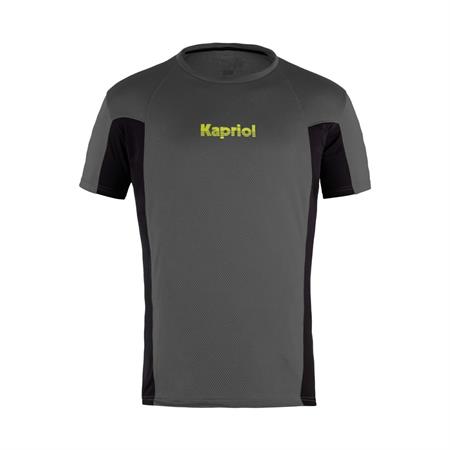 T-SHIRT TECNICA TRASPIRANTE KAPRIOL QUICK DRY GRIGIO/NERO 6087