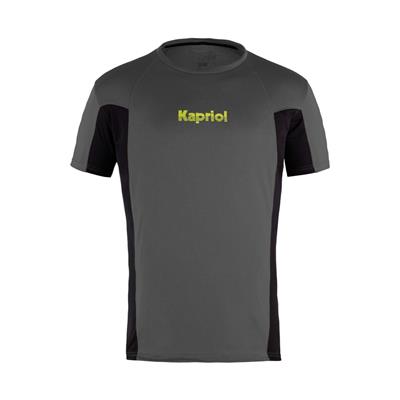 T-SHIRT TECNICA TRASPIRANTE KAPRIOL QUICK DRY GRIGIO/NERO 6087