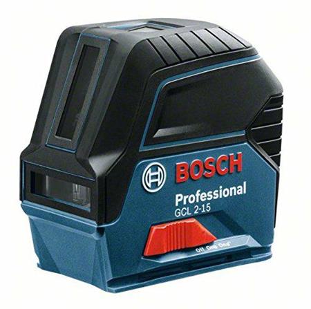 GCL2-15 LIVELLA LASER BOSCH A CROCE 15MT.+ BM3 CLIP + VALIGIA