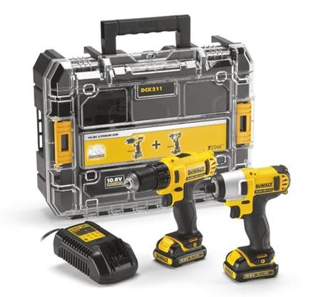 DCK211 AVVITATORE 12V + AVVITATORE IMPULSI 1/4 2AH