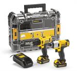 DCK211 AVVITATORE 12V + AVVITATORE IMPULSI 1/4 2AH