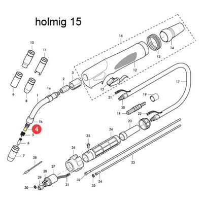 DIFFUSORE GAS (BZ15)(02.05.15)CON MOLLA FERMA UGELLO 02.05.15.01