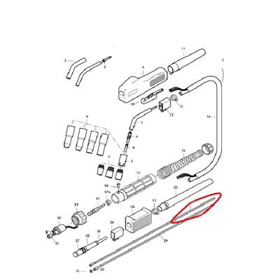 GUAINA GUIDAFILO TORCIA TWECO 1 & 2 MT.4,5 FILO 0,8-1,0