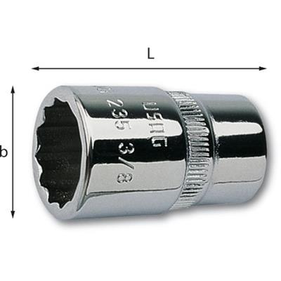 USAG 235 3/8 P 5/16  CHIAVE A BUSSOLA     (B)