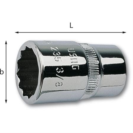 USAG 235 3/8 P 9/16  CHIAVE A BUSSOLA     (B)