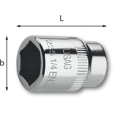 USAG 235 1/4 EN 4.5  CHIAVE A BUSSOLA     (E)