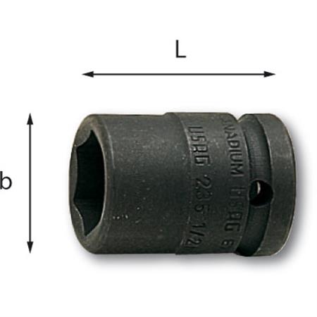 USAG 235 1/2 M 24 CHIAVE A BUSSOLA