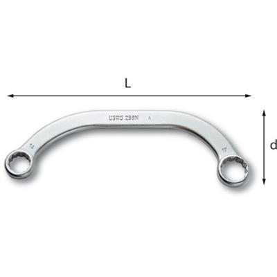 USAG 258 N 14x17 CHIAVE POLIGONALE       (E)