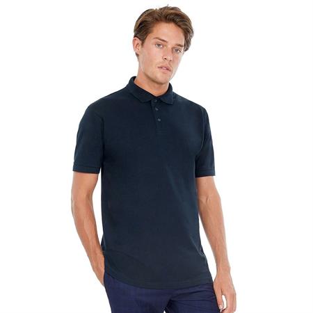 POLO B&C M/CORTA 100% COTONE      GR.180M2 COLORE BLU NAVY